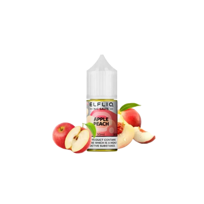 Рідина Elfliq Apple Peach (Яблуко Персик, 30 мл) 18712 Фото Інтернет магазина Кальянів - Пахан