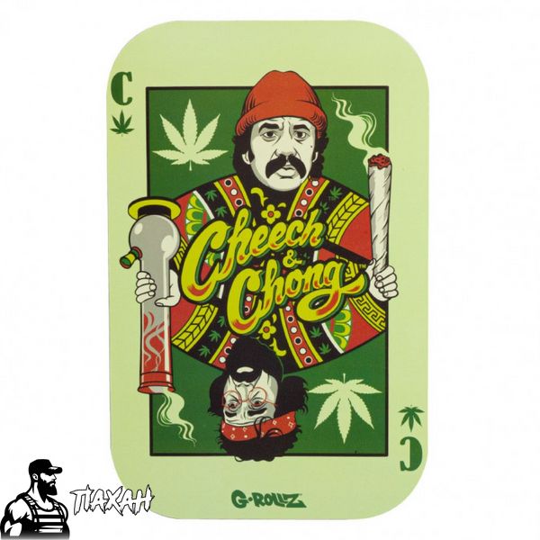 Підніс G-ROLLZ | Cheech & Chong(TM) 'Playing Cards' Magnet 27.5x17.5 cm 899568 Фото Інтернет магазина Кальянів - Пахан