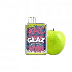 VAAL Glaz 5000 Sour Apple (Кисле Яблуко) Одноразовий POD 9024 Фото Інтернет магазина Кальянів - Пахан