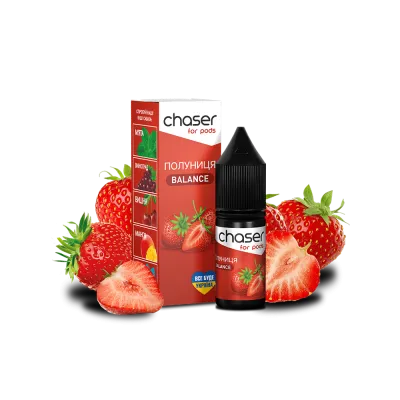 Рідина Chaser Strawberry Balance (Полуниця, 50 мг, 30 мл) copy_9675 Фото Інтернет магазина Кальянів - Пахан