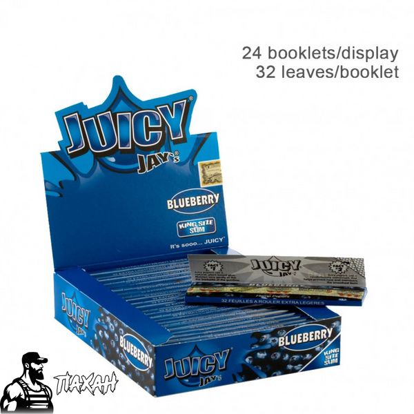 Папір для самокруток King Size Juicy Jays Blueberry 457454 Фото Інтернет магазина Кальянів - Пахан