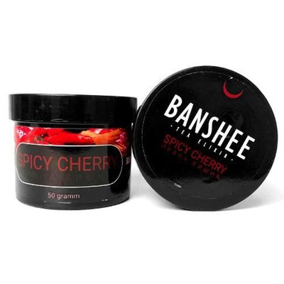 Banshee Dark Line Spicy Cherry (Пряна Вишня) 50 г 2362 Фото Інтернет магазина Кальянів - Пахан