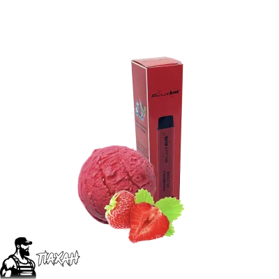 Elux Bomb 3500 Strawberry Ice Cream (Суниця Морозиво) Одноразовий POD 602 Фото Інтернет магазина Кальянів - Пахан