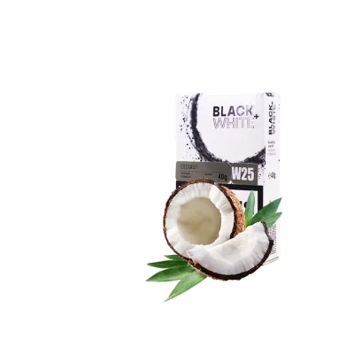 Тютюн Black&White Coconut (кокос, 40 г)   9874 Фото Інтернет магазина Кальянів - Пахан