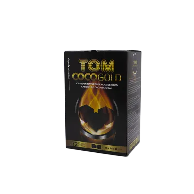 Вугілля Tom cococha Gold (1 кг, 72 шт, р25) 826 Фото Інтернет магазина Кальянів - Пахан