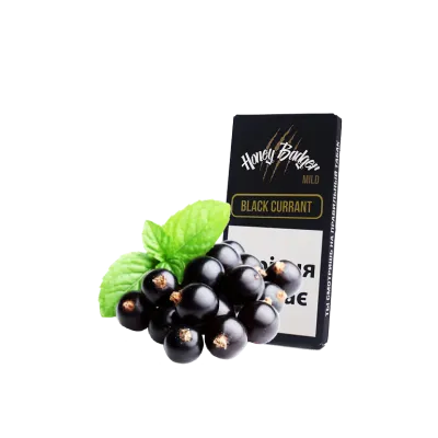 Тютюн Honey Badger Mild Black Currant (Чорна Смородина, 40 г)   6576 Фото Інтернет магазина Кальянів - Пахан