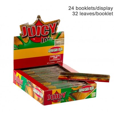 Папір для самокруток King Size Juicy Jays Jamaican Rum 666546 Фото Інтернет магазина Кальянів - Пахан