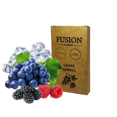 Тютюн Fusion Classic Ice Grape Berries (Виноград Ягоди Лід, 100 г)   20919 Фото Інтернет магазина Кальянів - Пахан