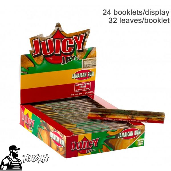 Бумага для самокруток King Size Juicy Jays Jamaican Rum 666546 Фото Інтернет магазину Кальянів - Пахан