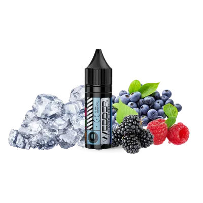 Рідина Webber Silver Ice Berry Mix Cooler (Ягідний Мікс із холодом, 50 мг, 15 мл)   20359 Фото Інтернет магазина Кальянів - Пахан