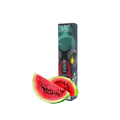 Elf Bar LUX 1500 Watermelon (Кавун) Одноразовий POD 900 Фото Інтернет магазина Кальянів - Пахан