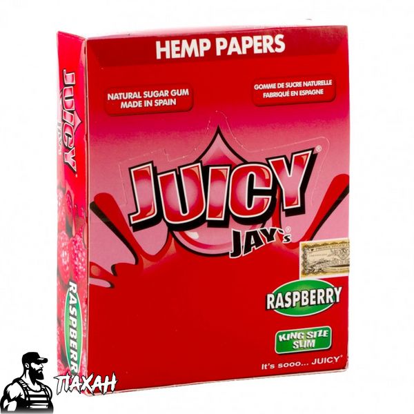 Папір для самокруток King Size Juicy Jays Raspberry 83568 Фото Інтернет магазина Кальянів - Пахан