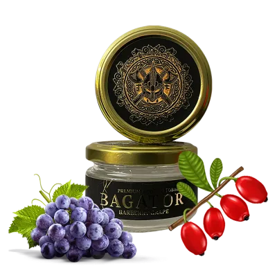Тютюн Bagator barberry grape (Виноград Барбарис, 50 ​​г)   18818 Фото Інтернет магазина Кальянів - Пахан