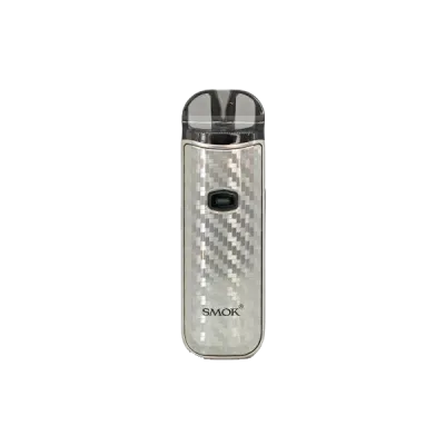 Smok Nord 50W 1800 Silver Carbon Fiber (Металик, с картриджем) Многоразовый POD 442 Фото Інтернет магазину Кальянів - Пахан