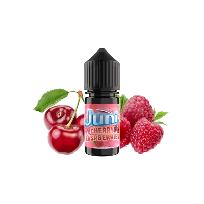 Рідина Juni Salt Cherry Raspberry (Вишня Малина, 50 мг, 30 мл)   20406 Фото Інтернет магазина Кальянів - Пахан