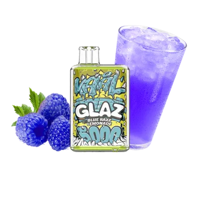 VAAL Glaz 5000 Blue Razz Lemonade (Лимонад Блю Разз) Одноразовый POD 9017 Фото Інтернет магазину Кальянів - Пахан