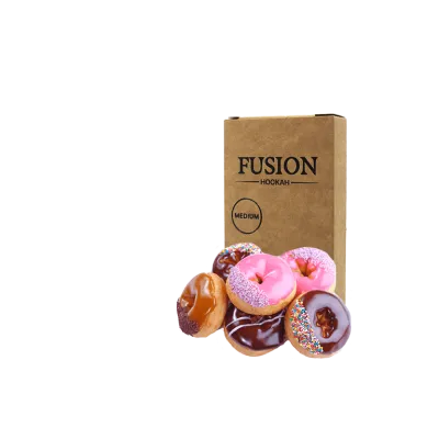 Тютюн Fusion Medium Glaze Donuts (Пончик з Глазур'ю, 100 г)   3790 Фото Інтернет магазина Кальянів - Пахан