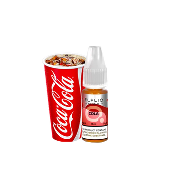 Рідина Elfliq Cola (Кола, 50 мг, 10 мл) 21057 Фото Інтернет магазина Кальянів - Пахан