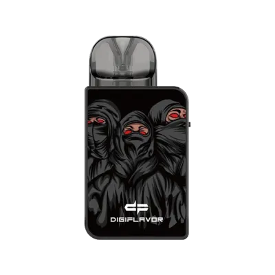 GeekVape Digiflavor Digi-U 1000 Ninja dark (Черный, с картриджем) Многоразовый POD 05971 Фото Інтернет магазину Кальянів - Пахан