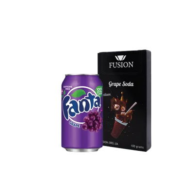 Тютюн Fusion Medium Grape Soda (Грейп сода, 100 г)   3791 Фото Інтернет магазина Кальянів - Пахан