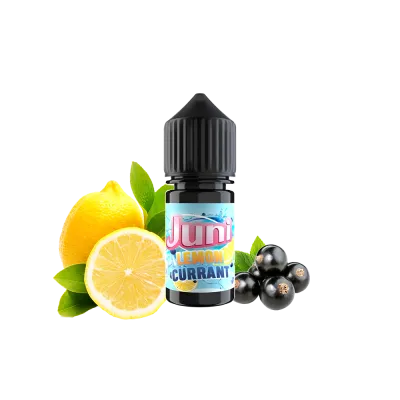 Рідина Juni Salt Lemon Currant (Лимон Смородина, 50 мг, 30 мл)   20409 Фото Інтернет магазина Кальянів - Пахан