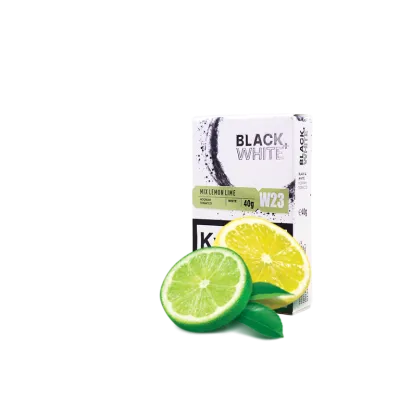 Тютюн Black&White Mix lemon lime (лимон лайм, 40 г)   9872 Фото Інтернет магазина Кальянів - Пахан