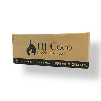Кокосове вугілля оптом Hj Coco 10 кг 3091 Фото Інтернет магазину Кальянів - Пахан