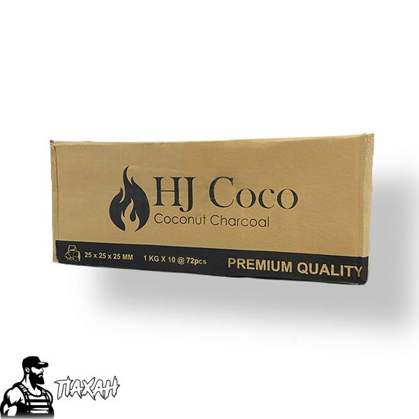 Кокосове вугілля оптом Hj Coco 10 кг 3091 Фото Інтернет магазина Кальянів - Пахан