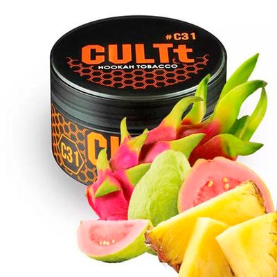 Тютюн CULTt C31 Pitaya Guava Pineapple 100 г 3376 Фото Інтернет магазину Кальянів - Пахан
