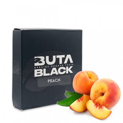 Тютюн Buta Black Line Peach (Персик) 100 г 4378 Фото Інтернет магазина Кальянів - Пахан