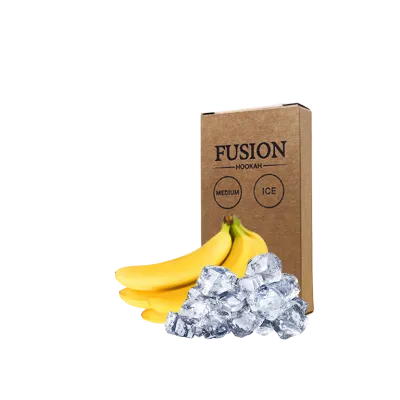 Тютюн Fusion Medium Ice Banana (Банан Льод, 100 г)   3857 Фото Інтернет магазина Кальянів - Пахан