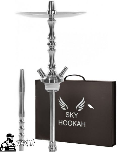 Шахта Sky Hookah Mini Silver 40 см 609 Фото Інтернет магазину Кальянів - Пахан