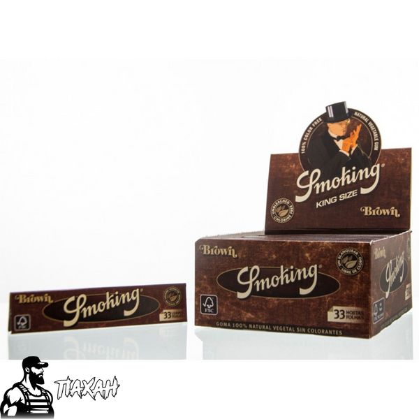 Папір для куріння Smoking Brown King Size 33 745757 Фото Інтернет магазина Кальянів - Пахан
