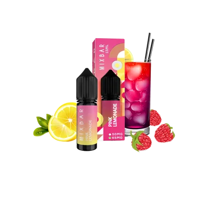 Рідина Mix Bar Salt Pink Lemonade (Рожевий лимонад, 65 мг, 15 мл)   20438 Фото Інтернет магазина Кальянів - Пахан