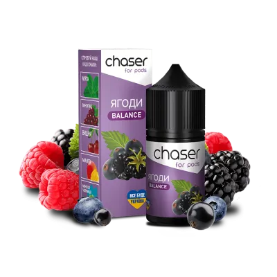 Рідина Chaser Berries Balance (Ягоди, 50 мг, 30 мл) 943 Фото Інтернет магазина Кальянів - Пахан