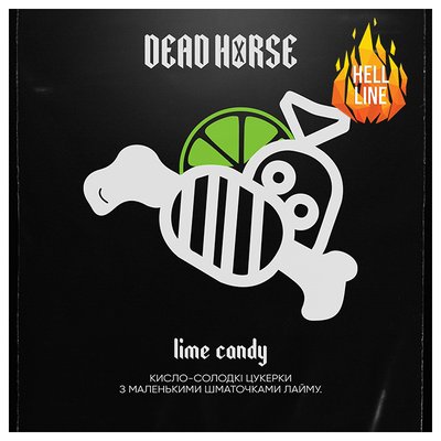 Тютюн Dead Horse Hell Lime candy (Лаймові льодяники) 200 г 9397 Фото Інтернет магазину Кальянів - Пахан