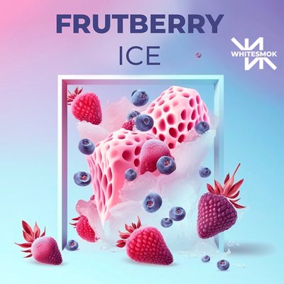 Тютюн WhiteSmok Frutberry Ice (Лісові ягоди, Лід) 50 г 4256 Фото Інтернет магазину Кальянів - Пахан