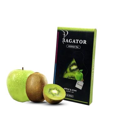 Кальянна чайна суміш Bagator Hookah Tea Apple Kiwi (Яблуко Ківі, 50 г)   20260 Фото Інтернет магазина Кальянів - Пахан