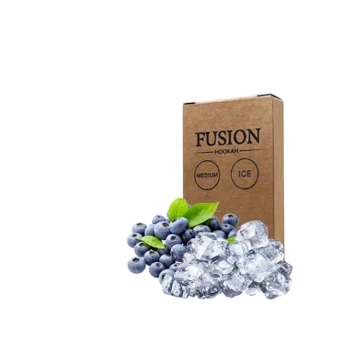 Тютюн Fusion Medium Ice Blueberry (Чорниця Льод, 100 г)   3863 Фото Інтернет магазина Кальянів - Пахан