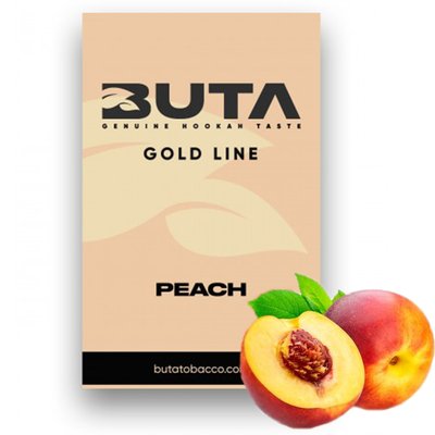 Тютюн Buta Gold Line Peach (Персик) 50 г 2505 Фото Інтернет магазина Кальянів - Пахан