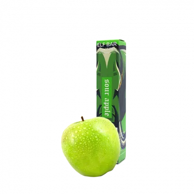 Elf Bar LUX 1500 Sour Apple (Кисле Яблуко) Одноразовий POD 925 Фото Інтернет магазина Кальянів - Пахан