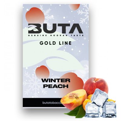 Тютюн Buta Gold Line Winter Peach (Зимовий Персик) 50 г 2508 Фото Інтернет магазина Кальянів - Пахан