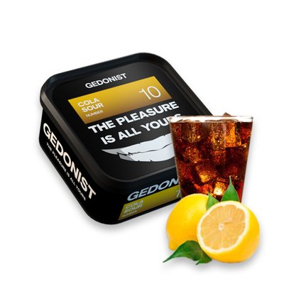 Тютюн Gedonist Cola sour № 10 (Кола з лимоном) 200 г 21953 Фото Інтернет магазина Кальянів - Пахан