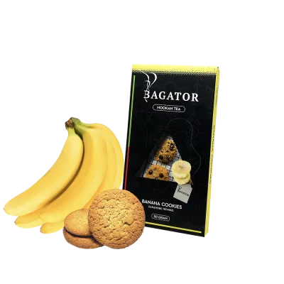 Кальянна чайна суміш Bagator Hookah Tea Banana Cookies (Бананове Печиво, 50 г)   20257 Фото Інтернет магазина Кальянів - Пахан