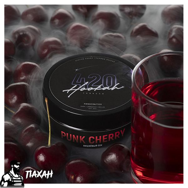 Тютюн 420 Classic Line Punk Cherry (Вишневий сік) 250 г 6561 Фото Інтернет магазина Кальянів - Пахан