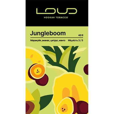 NEW! Тютюн Loud Dark Line Jungleboom (Маракуя, ананас, цитрус, манго) 40 г 2642 Фото Інтернет магазина Кальянів - Пахан