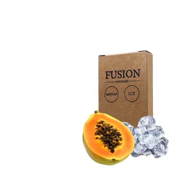 Тютюн Fusion Medium Ice Papaya (Папайя Льод, 100 г)   3870 Фото Інтернет магазина Кальянів - Пахан