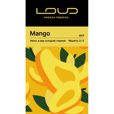 NEW! Тютюн Loud Dark Line Mango (Манго) 40 г 2643 Фото Інтернет магазина Кальянів - Пахан
