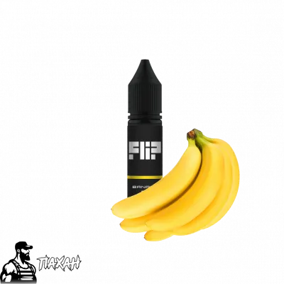 Рідина Flip salt BANANA (Банан, 50 мг, 15 мл) 1119 Фото Інтернет магазина Кальянів - Пахан