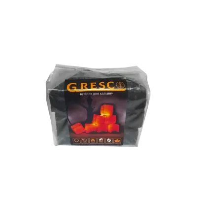Ореховый уголь для кальяна Gresco (0,5 кг, 36 шт, р25, без коробки) 32349 Фото Інтернет магазину Кальянів - Пахан
